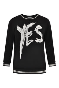 Sweater YES - black - #4