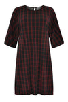 Dress CHECK wide sleeve - black - #4