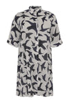 Dress-blouse BIRDS - white - #4