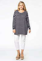 T-shirt wide BRETON - blue - #2