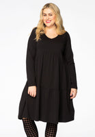 Dress frill ORGANIC COTTON - black - #1