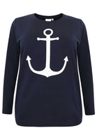 Sweater anchor - blue - #4