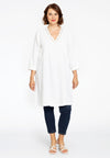 Tunic pintucks LINEN - white - #2