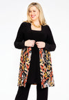 Cardigan with bow GRAPHIC - black - #1