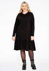 Sweater-dress Queen ORGANIC - black 