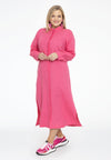 Blouse long 3/4 sleeves LINEN - pink