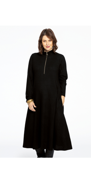 Yoek | Robe-pull avec fermeture éclair RIB