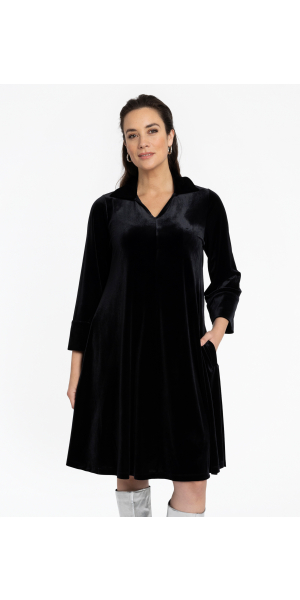 Yoek | Robe col V VELOURS