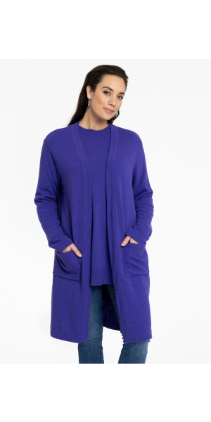 Yoek | Cardigan long Woolmix