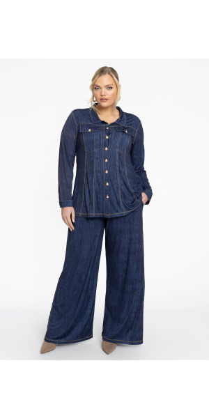 Yoek | Pantalon large DENIM DOLCE