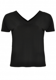 Shirt double v-neck DOLCE - black blue